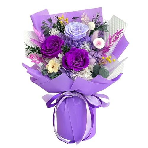 Vrioca Valentines Day Gifts for Her, Flowers for Delivery, Preserved Flowers Bouquets, Birthday Gifts for Women Mom