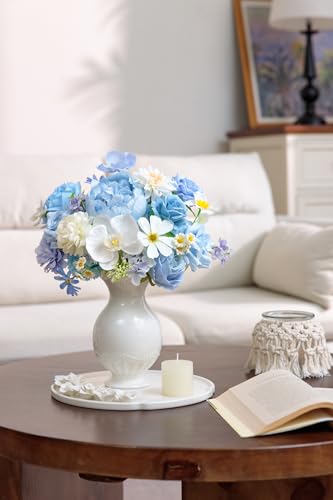 TINGE TIME Fake Flowers Artificial Flowers Peonies Bulbous Chrysanthemum Daisy Hydrangea Sunflower Violets Dahlia Daffodil...