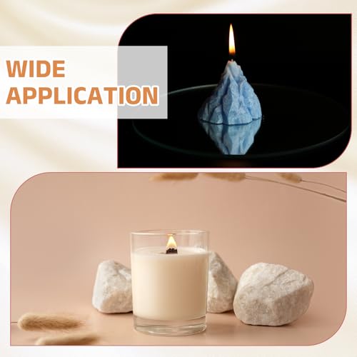 uxcell Hurricane Candle Holder (H:5.9" OD:2.6"), Pillar Floating Candles Holder Clear Glass Cylinder Flower Vases for Tabl...