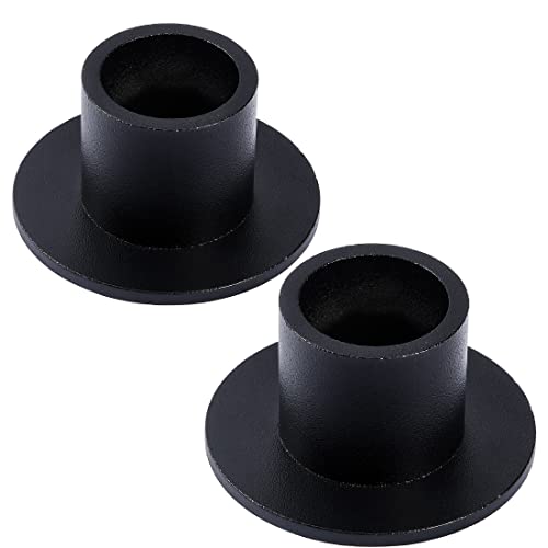 Aglary 2PCS Black Taper Candle Holders, Matte Iron Candlestick Holders Centerpieces for Home Decoration, Wedding Anniversa...