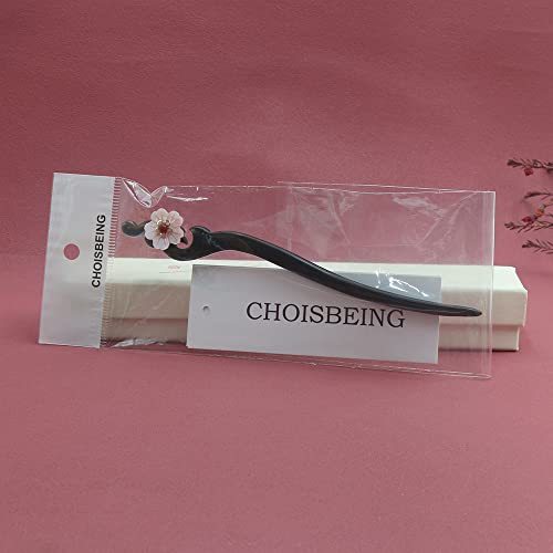 Women Girl's Hair Stick Wooden Handmade Hair Accessories,Chinese Retro Hairpins Flower Decor Model B