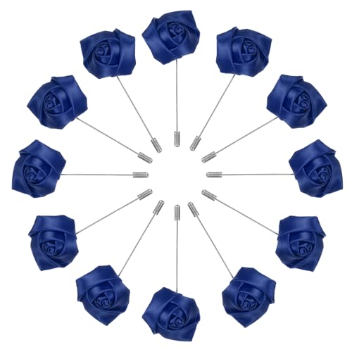 M METERXITY Rose Boutonnieres, Groom Boutonnieres, Lapel Pin Boutonnieres for Men Wedding/Man Suit Decoration/Wedding Butt...