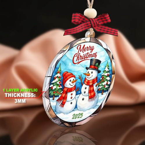 Snowman Ornaments - Snowman Christmas Ornament 2025, Christmas Ornament 2025, Snowmans Gifts, Holiday Decorations and Xmas...
