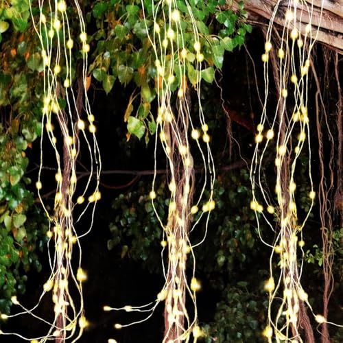 Minsily Fairy String Lights Plug in 7Ft 280 LEDs 14 Strands Hanging String Light Waterproof Copper Wire Fairy Light LED Br...