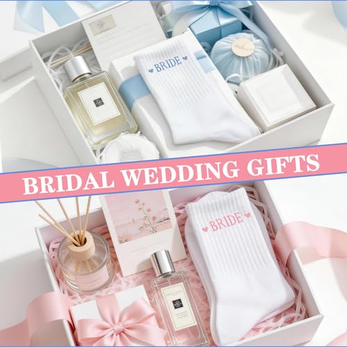 Etercycle Bride Pilates Socks, Bridal Shower Gifts Yoga Grip Sock for Women, Soft Cotton Non Slip Sock Wedding Bachelorette