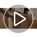YITAHOME Coffee Table Square LED Coffee Table, Burl Wood Grain Tea Coffee Tables for Living Room/Apartment, Modern Wooden ...