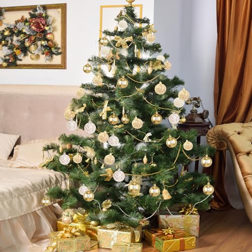 EverMerry 25 Pcs Christmas Ball Ornaments for Xmas Christmas Tree, Shatterproof Hanging Ball for Party Outdoor Decoration...