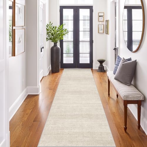 Art&Tuft Washable Runner Rug - 2x8 Runner Rug Non-Slip, Soft Low Pile Rug Runners for Hallways, Entryway, Bedroom, Living ...