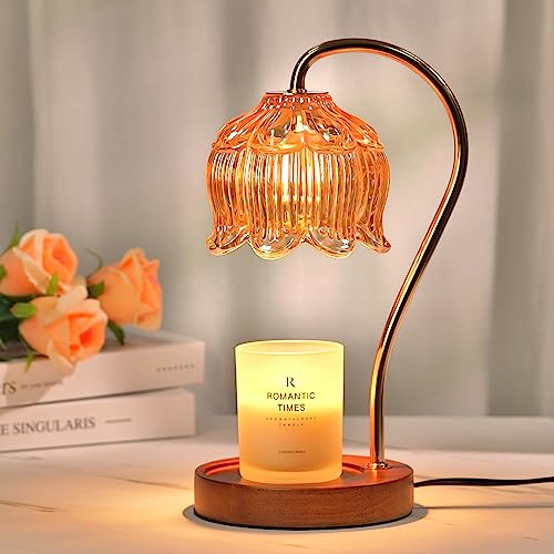 Funistree Flower Candle Warmer Lamp with Timer, Dimmable Candle Lamp Warmer, Valentines Birthday Gift for Women Her Mom, H...