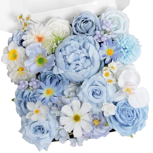 TINGE TIME Fake Flowers Artificial Flowers Peonies Bulbous Chrysanthemum Daisy Hydrangea Sunflower Violets Dahlia Daffodil...