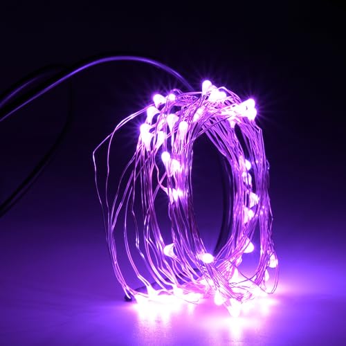 Karlling USB Plug in Fairy Lights, 50 LED 16Ft Starry String Lights, USB Powered Romantic Lights for Valentine's Day, Bedr...