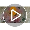 DIYDOFUN Artificial Flower Candle Rings - 6 Inch Inner Rose Floral Wreaths with Butterflies for Wedding Bridal Event Table...