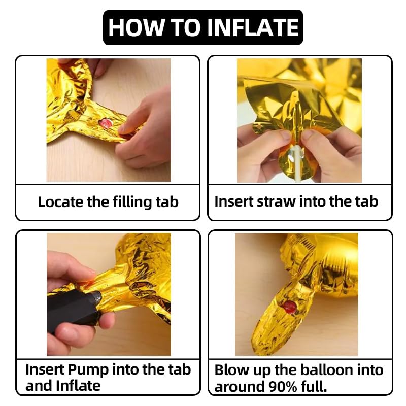 Silver Happy Birthday Banner Balloon Aluminum Foil 16 Inch Letter,10 Inch Five Pointed Star Four Pointed Star Suitable for...