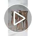 Ling's moment 8pcs Wedding Artificial Aisle Pew Flowers Chair Decorations Arrangements with Chiffon Ribbons Burnt Orange f...