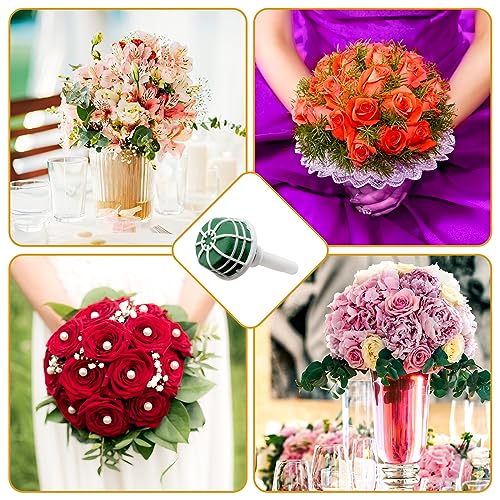 HAPY SHOP 8 PCS Foam Floral Handle Bouquet Holder Flower Bouquet Holder for DIY Wedding Foam Bouquet Handle Flower Arrange...