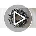 Lavender Wreaths for Front Door, 20 inch Artificial Farmhouse Wreaths for Wall Window Party Wedding Decor Indoor Outdoor S...