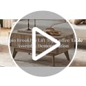 mopio Brooklyn Coffee Table, Lift Top Coffee Tables for Living Room, Mid Century, Modern Farmhouse Center Table with Lifti...