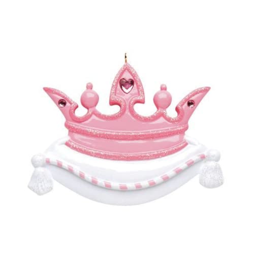 2025 Princess Personalized Christmas Ornament – Custom Resin Ornament with Engraved Name – Holiday Keepsake Gift for Girl...