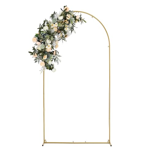 Vincidern 6.6 FT Wedding Arch Backdrop Stand for Parties, Balloon Arch Stand, Wedding Arches for Ceremony, Metal Arch Back...