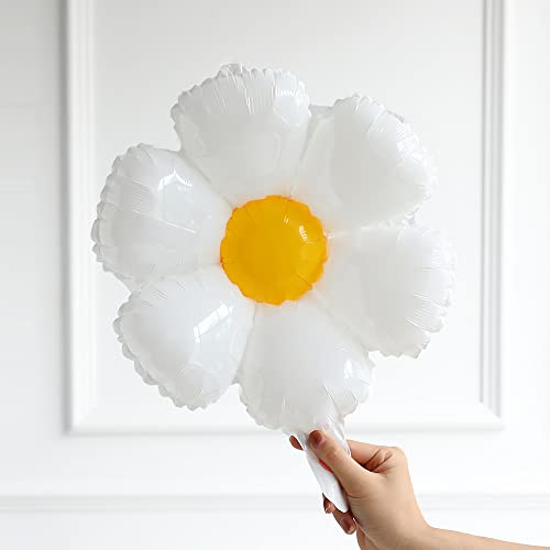 Daisy Boho Spring Flower Balloons Garland Arch Balloon with 151Pcs Dusty Rose Pink Yellow Latex Balloons for Wildflower Gr...