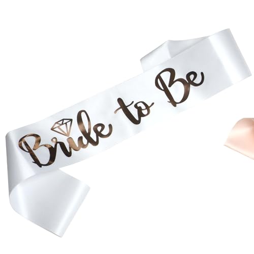 BLUPLE 6 Team Bride Sashes,1 Bride to Be Sash,Team Bride, Bachelorette Party Sash, Wedding Party Gift for Bridesmaids (7)