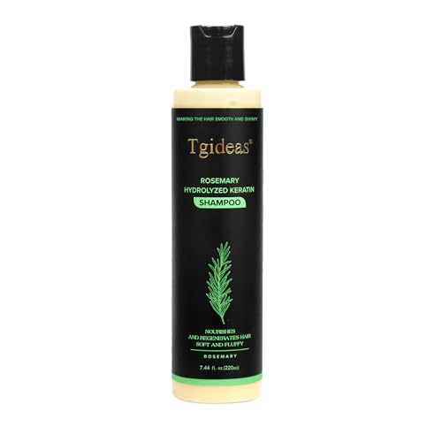 Tgideas Organic Rosemary Hair Growth Shampoo for Women and Men-Natural Thickening & Strengthening Shampoo with Hydrolyzed ...