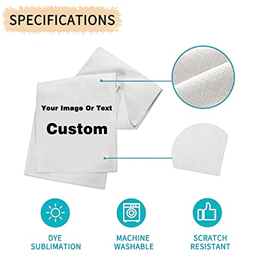 Luincas Custom Table Runner 36"x72"with Business Logo or Your Text Personalized Tablecloth Runners Customize with Logo for...