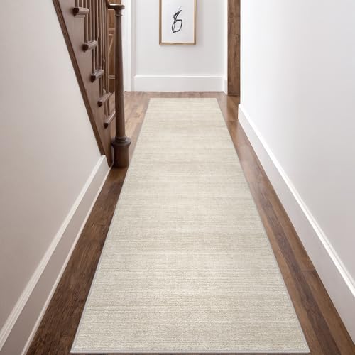 Art&Tuft Non-Slip Runner Rug - 2x10 Runner Rug Washable Low-Pile Rugs Runners, Soft Distressed Carpet Runner for Bedroom B...