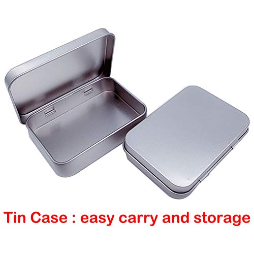 RN BEAUTY 200 Pieces Bobby Pins With Tin Case 2.2inch/5.6cm Secure Hold Tips Stainless Steel Strong Grip Hairpins Bob Pins...