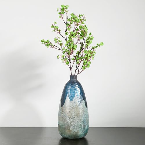 Yastouay 5 Pcs Silk Green Fake Flowers Babys Breath Flowers Artificial Bulk, Spring Fowers Artificial for Decoration for D...