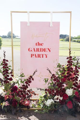 IPOPU Dark Red Flowers Artificial Delphinium 9PCS Burgundy Larkspur Artificial Flowers with Clematis Greenery Burgundy Sil...