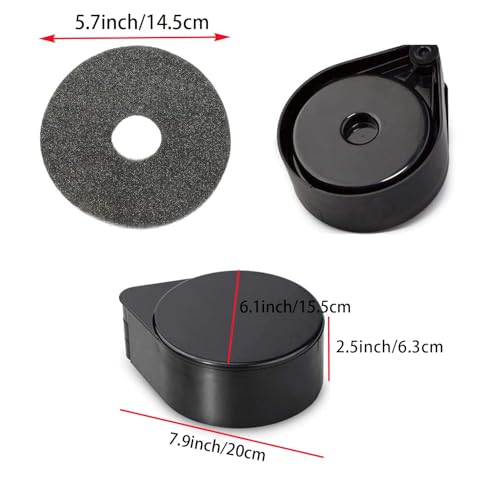 1 Pack 3 Tier Bar Glass Rimmer for Margarita and Cocktail, Bartender Tool,Salt Box Spice Container