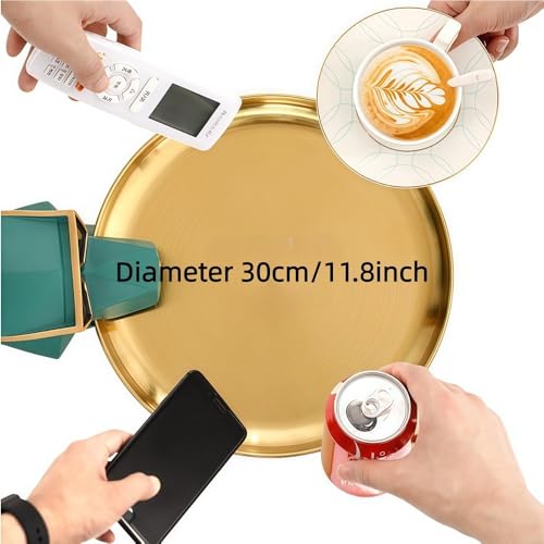 Resin Dog Statue with Tray, Standing Animal Sculpture End Table, Modern Accent Table/Coffee Tables for Living Room Bedroo...