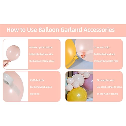Daisy Balloon Garland Kit - 155pcs White Groovy Daisy Flower Macaron Pastel Balloons Garland for Boho Two Groovy Girls Bir...