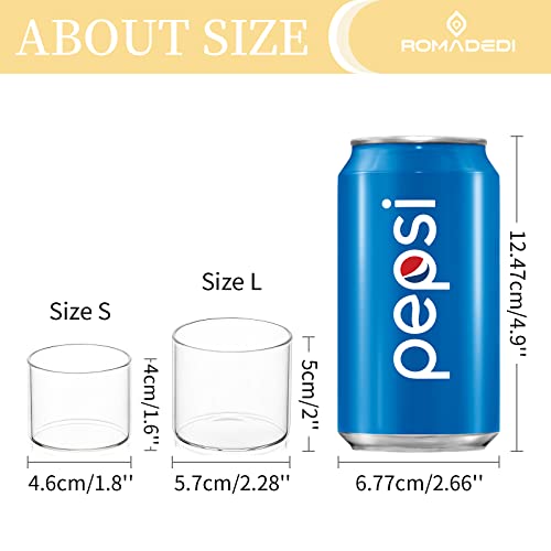 Votive Tea Light Candle Holders - Mini Clear Glass Tealight Holder as Candlelit Dinner Party Events Birthday Wedding Recep...