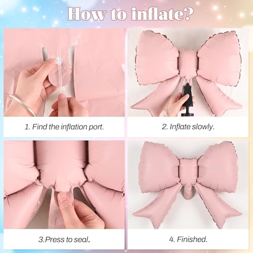 Silly Goose Balloon Arch with Checkered Heart Bow Foil Balloons, Pink Blue Sage Green Sand White Ivory Balloon Garland for...