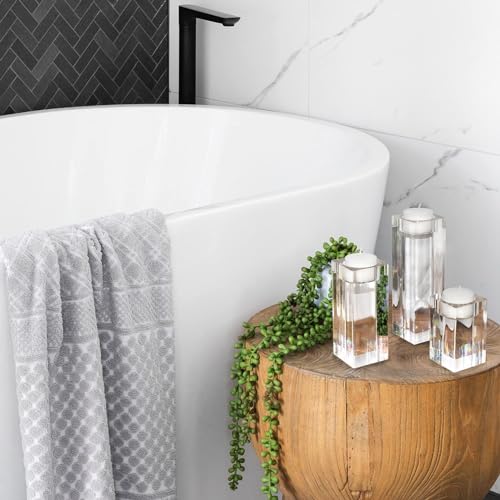 Clear Candle Holders for Table Centerpiece Dining Room Modern Silver Holder Tealight 8 CM Coffee Decorations Living Ideas ...