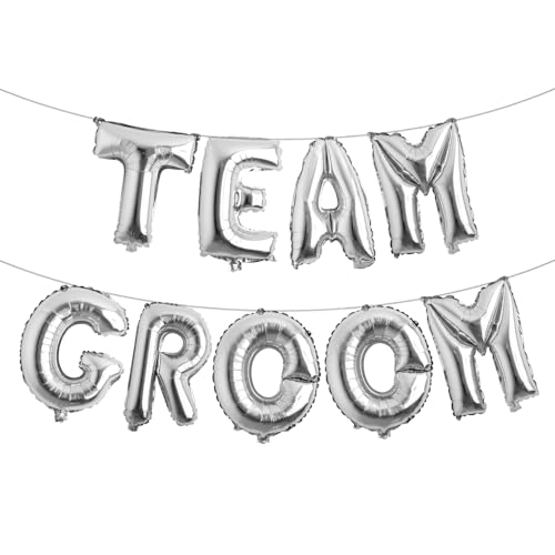 RUIANSI Team Groom Party Decoration Groom To Be Sash Bachelor Party Decoration Groom Balloons Groom To Be Party Decoration...