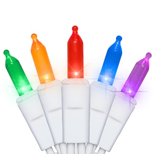 Soft Twinkle Christmas Lights Multicolor - 35 LED Colored Slow Twinkling Lights String for Tree, Party, Wedding, Holiday, ...