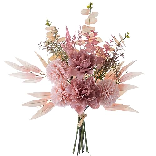 KIRIFLY Artificial Fake Flowers Plants Silk Flower Arrangements Wedding Bouquets Decorations Plastic Floral Table Centerpi...