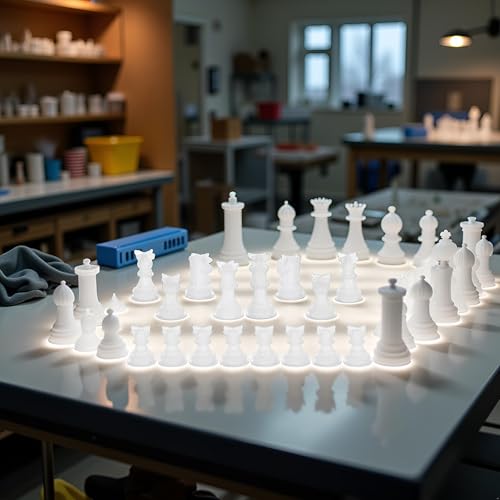 1 Set Chess Mold for Resin Silicone Chess Resin Mold Chess Crystal Epoxy Casting for Making Birthday,Jewelry Casting Supplies