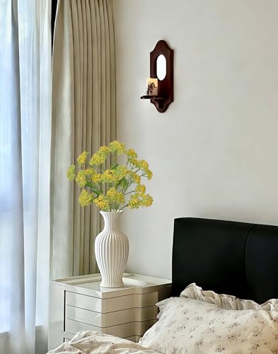 Nature Crafted 3PCS Wildflowers Artificial Flowers Silk Spring Flowers Summer Flower Patrinia Bouquet for Home Wedding Par...