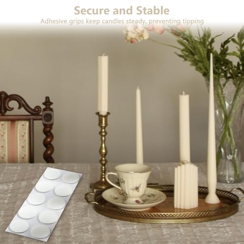 20 Taper Candle Holders Candle Adhesive Candle Grips Small Candle Accessories Taper Candle Adhesive Inserts