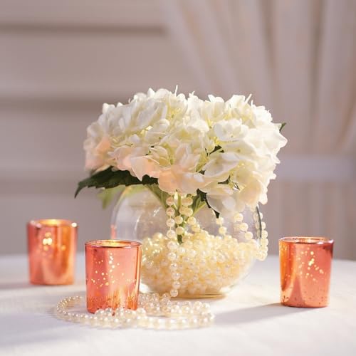 Fun Express - Copper Mercury Glass Votive Candle Holders for Wedding - Home Decor - Candles and Candle Accessories - Candl...