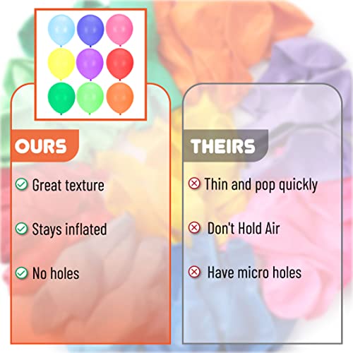 Mr. Pen- Balloons, 12 Inch, 54 Pack, Vibrant Colors, Party Balloons