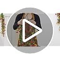 Faylifeway Artificial Hanging Flowers for Outdoors Spring Summer Decoration, 4PCS UV Resistant Silk Fake Hanging Plants fo...