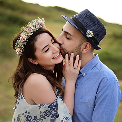 Juexica Mini Flowers for Crafts Small Silk Flowers Artificial Daisy Fake Small Flower Heads Bulk for Crafts Wedding Hair C...