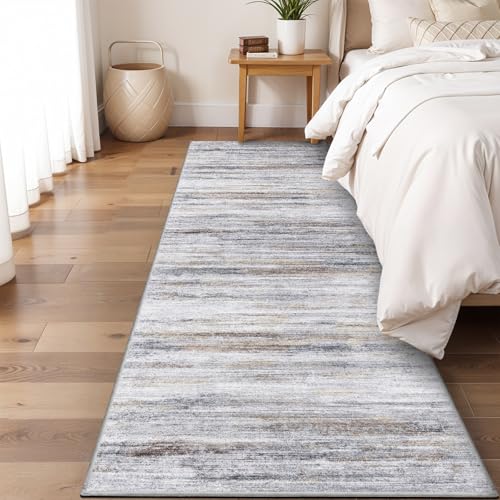 Washable Kitchen Runner Rug for Family: Easy-to-Clean Runners for Hallway Entryway Bedroom - Stain and Water Resistant Rug...