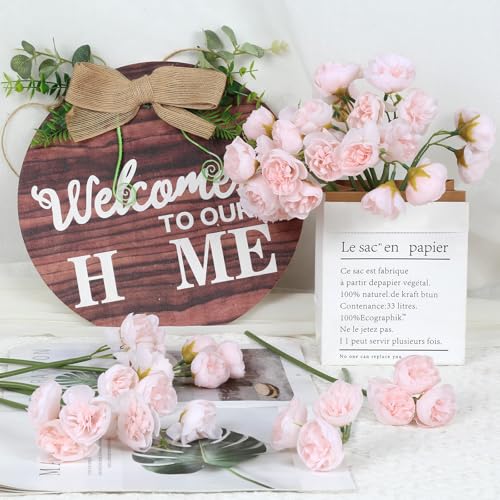 IPOPU Ranunculus Artificial Flowers 18 PCS Silk Flowers Artificial Peonies Faux Ranunculus Flowers for DIY Wedding Bouquet...