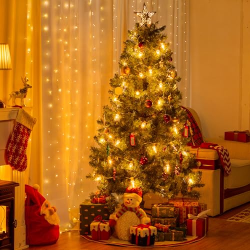 Brightown 25 Feet C9 Bulb String Lights Outdoor White Christmas Lights for Outdoor Patio Room Christmas Party Backyard Dec...